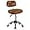 Brown, variant on Black Square Minimalist Swivel Stool with Wheel for Work SPA Shop Massage Height-Adjustable and Cost-Effective Rolling Stool Chair with Back