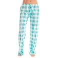 thumbnail image 1 of Qarigey Pantalón largo de poliéster para mujer, reemplazo colorido, informal, Flexible, a cuadros, para dormitorio, holgado, para chicas, Prendas para la parte inferior del cuerpo Cielo azul SG, 1 of 5