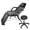Black【70.8(L)×24.4(W)×24.4(H)in】with Removable hydraulic stool, variant on Massage Tattoo Chair Esthetician Bed with Beauty Basket, Professional Braiding Rack Salon Spa Equipment for Facial Beauty Eyelash Extensions Barber Waxing Microblading, White
