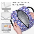 thumbnail image 3 of Fotbe flower Skull cartoon Pattern Lunch Bag, Insulated Lunch Box, Small Leakproof Cooler Food Lunch Containers Reusable High Capacity Lunch Tote Bags for Work, Travel, Outdoor, 3 of 6