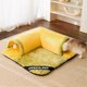 thumbnail image 5 of 3-in-1 Kittens Cat Bed with Plush Ball Household Keep Warming Pet Nests for Indoor Cat, 5 of 5