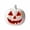 G 10", variant on Mskk 28-Inch Halloween Hollow Luminous Pumpkin Decoration, White & Black Pumpkin Plastic Pumpkin Face for Indoor Outdoor Home Garden Festive Decor