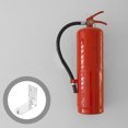 thumbnail image 2 of ColoMX 10 soportes universales para extintor de incendios, soporte universal para extintor de 2 a 4 kg, soporte para extintor de incendios, soporte de pared de hierro para extintor, 2 of 8