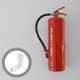 thumbnail image 2 of ColoMX 10 soportes universales para extintor de incendios, soporte universal para extintor de 2 a 4 kg, soporte para extintor de incendios, soporte de pared de hierro para extintor, 2 of 8