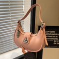 thumbnail image 2 of Bolso pequeño con textura debajo del brazo para mujer, nuevo bolso retro tipo media luna combinable, bolso de hombro de alta gama, bolso tipo mensajero, 2025, 2 of 5