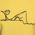 thumbnail image 3 of CafePress - Fishing Stick T Shirt - Light T-Shirt - CP, 3 of 4