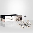 thumbnail image 4 of Xtricity - 18-Light Pendant, 33.8 '' Length, From Lucerne Collection, Black, 4 of 6