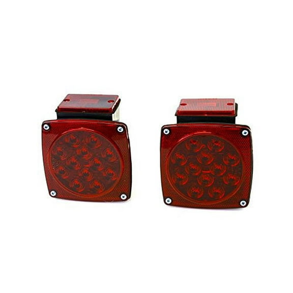 MaxxHaul 12V LED Trailer Tail Light (Turn/Stop/Signal - Left/Right-DOT Compliant)