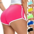 thumbnail image 2 of New Summer Women's Shorts Hot Pants European and American Women's Sexy Running Elastic Sports Shorts Yoga Yoga Pants, 2 of 9