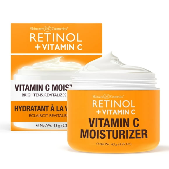 Hidratante facial con retinol y vitamina C