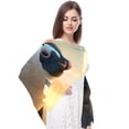 thumbnail image 4 of Penguin Elegant Chiffon Silk Hair Scarves - Lightweight and Breathable - 180*73 Size - Stylish Accessory for Women, 4 of 6
