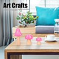 thumbnail image 3 of Mushroom crafts, innovative cute wooden decorations, for decoration, 3 of 5