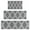 Gray Geometric Pattern, variant on Multicolor Chevron Pattern Kitchen Rugs Sets Of 3,Kitchen Runner Rugs Non Skid Washable,Decorative Kitchen Floor Mats for Kitchen,Sink,Laundry,17"x30"+ 17"x47" + 17"x59"