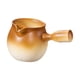 thumbnail image 4 of Tetera de porcelana para té en flor y té suelto con asa lateral estilo B, 4 of 9