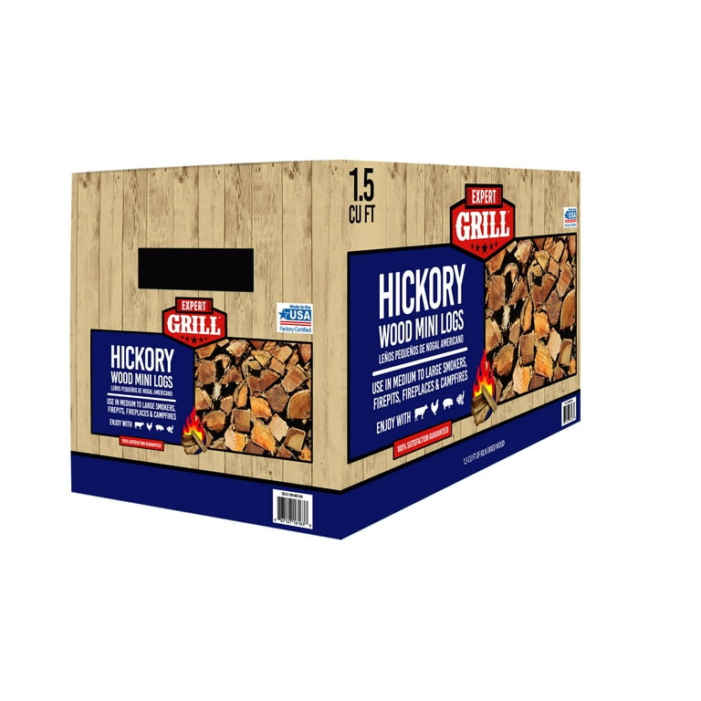 Expert Grill 1.5 cubic feet Hickory Wood Mini Smoking Logs