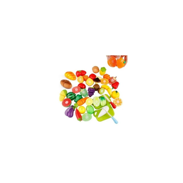 Set de 29 piezas para cortar frutas y verduras para niños