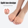 thumbnail image 3 of Jumpingount Silicone Toe Separator Forefoot Pad Waterproof Wear-resistant Care Cushion Corrector Foot Correcting Toe Anti-skidding Toes Cuidado de los pies No. 4, 3 of 6