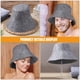 thumbnail image 3 of BRIGHTFUFU Gorro de Sauna de fieltro, gorro de Sauna con absorción de agua, gorro de ducha para baño, gorro de baño de moda, 2 uds., 3 of 7