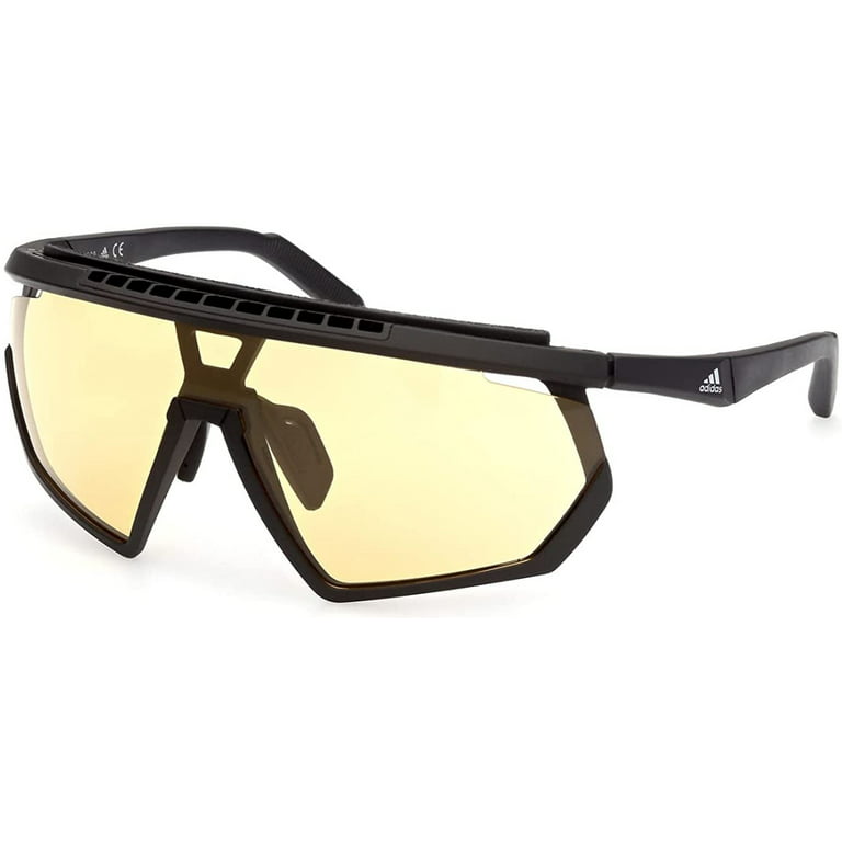 gevoeligheid onderwijzen Whirlpool Adidas SP0029H 02E 99MM Matte Black/Brown Shield Sunglasses for Men +  BUNDLE With Designer iWear Complimentary Eyewear Kit - Walmart.com
