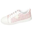 thumbnail image 6 of HEWUQI Tennis Shoes Womens Wide Round Toe Leather Knitted Slip on Elegant Walking Sneakers Cute Tennis Non Slip Work Footwear Pink Size 6, 6 of 6