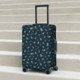thumbnail image 6 of Daiia blue insects Luggage Cover, Thickened Washable Travel Luggage Covers, Elastic Unique Baggage Covers for 18-20 inch Luggage-Small, 6 of 7