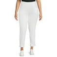 thumbnail image 2 of (3 pack) JMS Just My Size by Hanes Women's Plus Size 2 Pocket Pull On Pants, Single and 2 Pack, 2 of 7