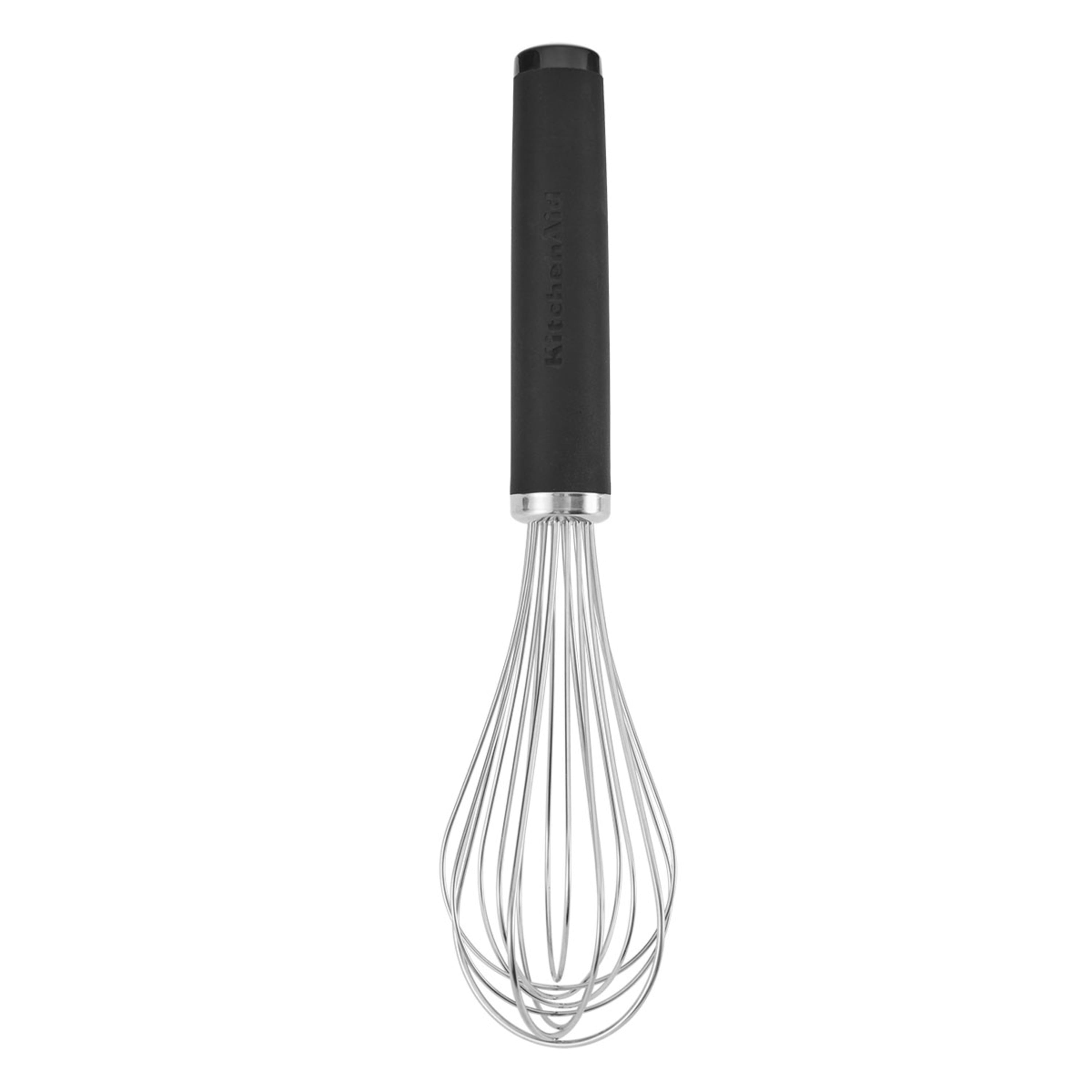 egg whisk stainless steel black plastic handle L 350 mm INTERGASTRO