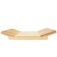 thumbnail image 3 of BambooMN Bamboo Sushi Board Serving Tray, Special Design, 8.3" x 4.7" x 1.2" Natural Color, 2 Pieces, 3 of 3