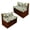 Art Green Geometric, variant on Uourmeti Green Stripes RV Dinette Cushion Covers 2 Pack Stretchable Camper Seat Slipcover Non Slip Washable Sofa Couch Cover for Travel Trailer