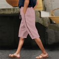 thumbnail image 1 of WILLBEST Pantalones Casuales Elegantes Para Mujer, Pantalones Cortos Chinos Cómodos de Verano, Diseño Versátil de Largo Medio, Fáciles de Limpiar, Ideales Para Uso Diario y Actividades Al Aire Libre., 1 of 4