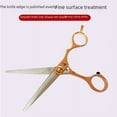 thumbnail image 5 of Tijeras de peluquería para peluquero, tijeras de peluquería para el hogar, tijeras de dientes planos y finos para flequillo, 5 of 5