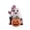 F, variant on Halloween Decorations, Skeleton Couple Sitting in Rocking Chairs, Lifelike Male and Female Props for Haunted House, Bar, Room Party Horror Atmosphere Creation