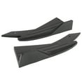Rear Spoiler Bumper Lip Diffuser Splitter Canard Protector Carbon Fiber