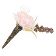 thumbnail image 4 of Uxcell 41mm Corsage Decorative Holder Brooch Pin Vase Pocket Boutonnieres Holder Bronze 15 Pcs, 4 of 6