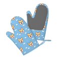 thumbnail image 4 of A Pair Of Heat Insulation And Anti-Perm Gloves 7×11in Thick Anti-Perm Palm With Silicone Piece Lanyard Design Is Easy To Hang Animal Dog Cartoon Pattern With Bones, 4 of 8