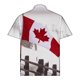 thumbnail image 4 of Camisas de Manga Larga para Hombres Casual Impreso Cuello Girado Abajo, Lado Dividido Botón Abajo Blusa para Al Aire Libre, Diario Y Primavera Verano, 4 of 5