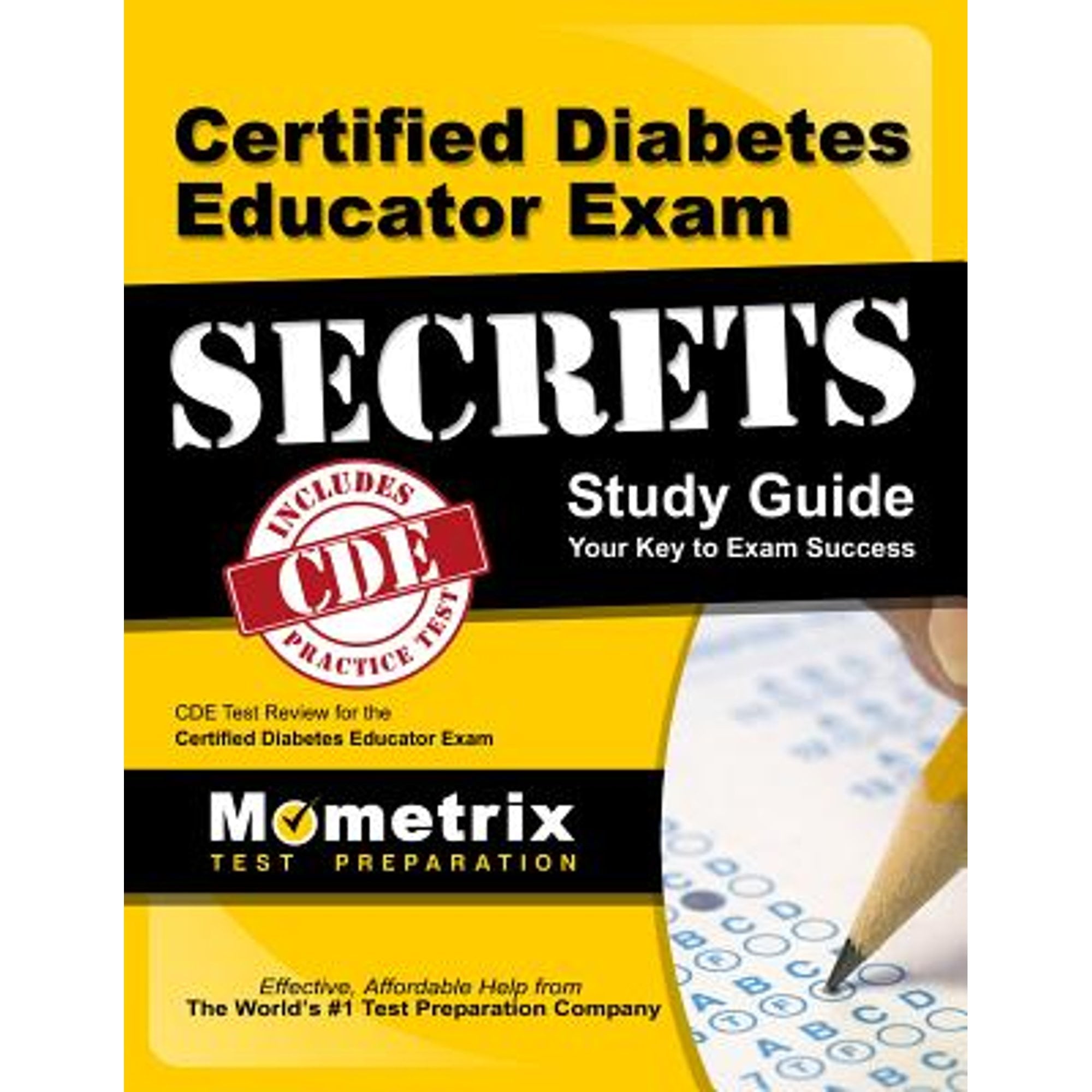 Certified Diabetes Educator Exam Secrets Study Guide Cde Test Review