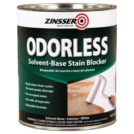 Zinsser & 03954 Zinsser Bullseye Hi Hide Qt. White Odorless Primer Sealer
