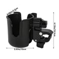 thumbnail image 4 of LOVEVER Bike Cup Holder for Walker  Stroller Cup Holder Attachment with Phone Holder  Wheelchair/Stroller Accessories for Rollator  Bike  Scooter  Travel Essential, 4 of 6