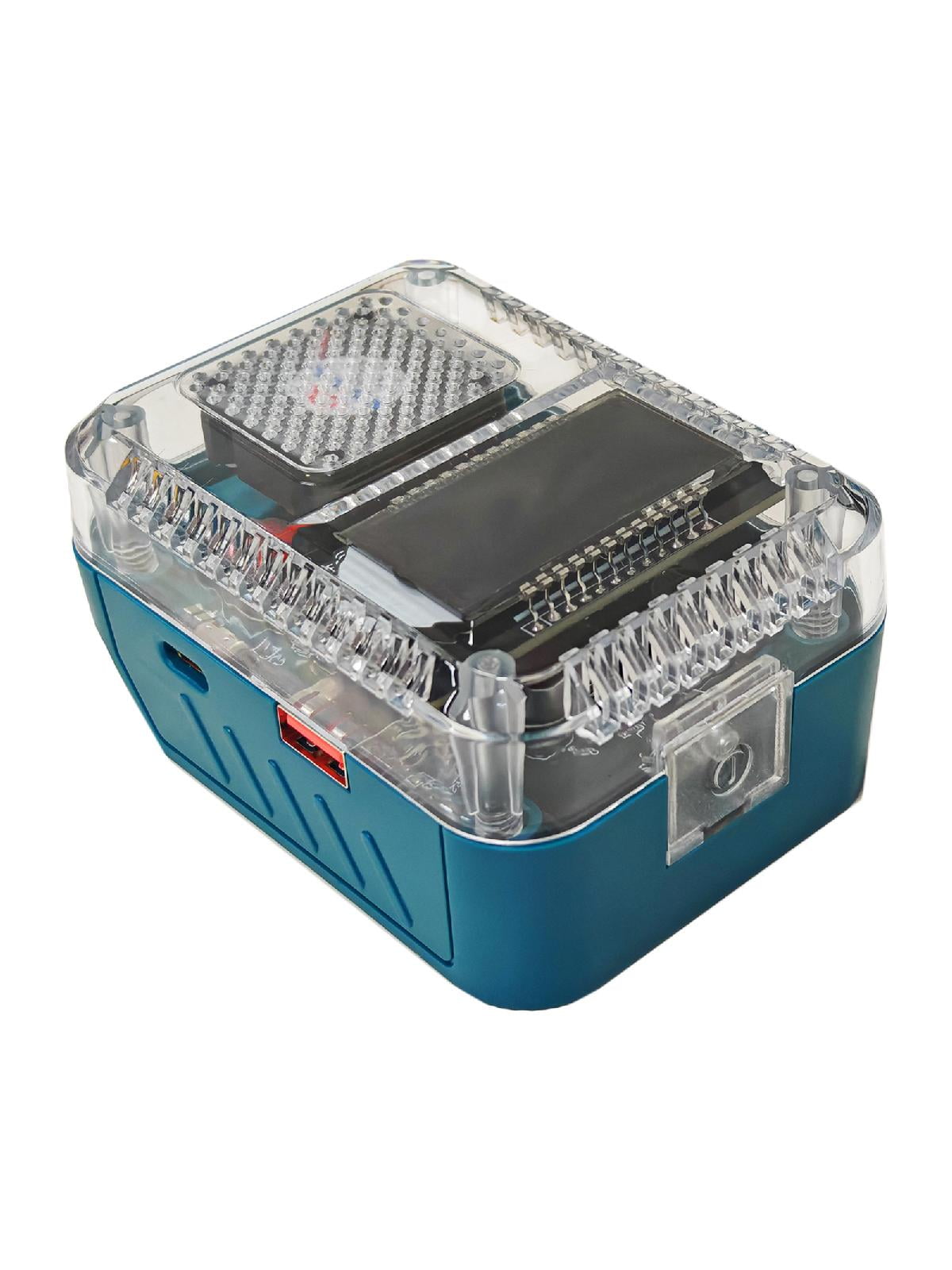 MultiPurpose Lithium Battery Charger Adapter with USB C Port 140W High Power Output Digital Display for Makita Batteries