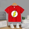 thumbnail image 4 of Camiseta de verano con estampado sencillo 100 % algodón para niños, cómoda camiseta de cuello redondo de manga corta para adolescentes, niños y niñas, camiseta informal para niños, 4 of 4