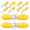 thumbnail image 4 of CIMAXIC 12Pcs Corn Holders for Corn on the Cob in Yellow Color with Firm Grip, 4 of 7