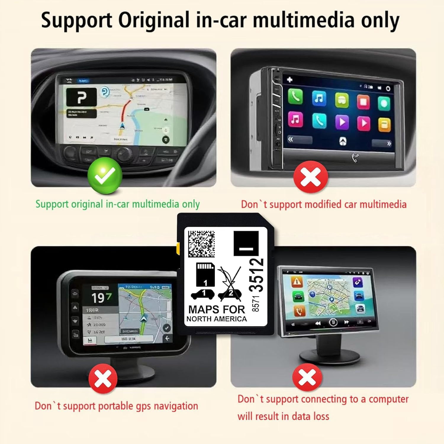 Latest 85713512 Navigation SD Card Fits GMC Cadillac Chevry Buick 2019-2023 Enclave Encore Envision XT6  CT5 CT4  Escalade Camaro Colorado Corvette Silverado Suburban Acadia Tahoe Canyon Yukon Sierra