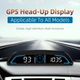 thumbnail image 1 of Head Up Display 5V USB Powered Overspeed Alarm  GPS BDS High Clarity HUD Digital Gauge for Car, 1 of 10