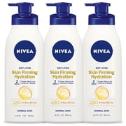 NIVEA Skin Firming Hydrating Body Lotion, 16.9 Fl. Oz (Pack of 3)