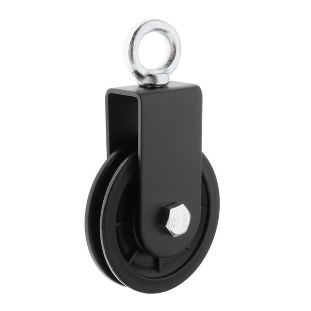 Block Pulley Strength Training Bearing Pulley U-Grooved Heavy Duty Pulley Wheel for Workout Equipment Cable Machine