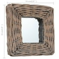 thumbnail image 5 of vidaXL Decorative Mirror Wall Mirror Bathroom Hallway Mirror Wicker Frame, 5 of 37