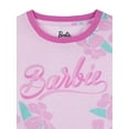 thumbnail image 3 of Barbie Girls Short Sleeve Sleep Top and Shorts Pajama Set, 2-Piece, Sizes 4-16, 3 of 3