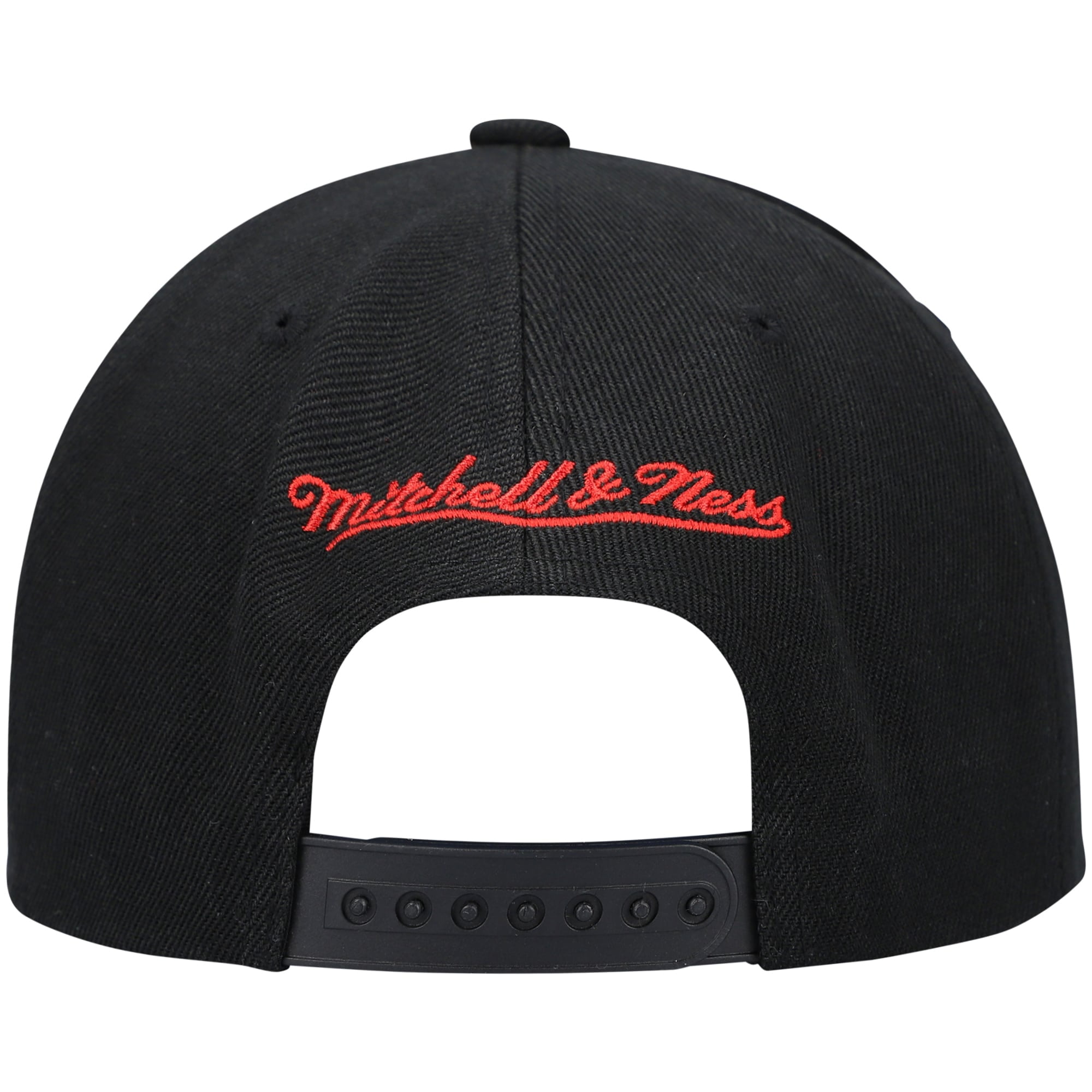 Mitchell & Ness Chicago Bulls Snapback Hat Cap Red/Grey Bottom