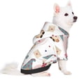 thumbnail image 2 of Fotbe Gnome With Love Letter Sudadera con Estampado para Perros Pequeños – Suéter con Capucha para Mascotas, Tela Suave de Forro Polar con Bolsillo-XX-Large, 2 of 7